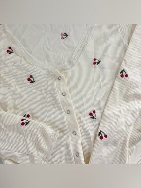 Cherry embroidery cardigan from urban outfitters